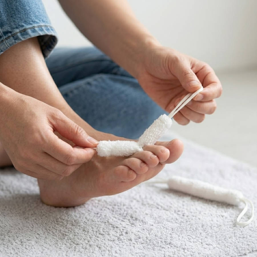 Toe Towel Duo  Pack of 2 Toe Towels with Cords - Pack of 10 (R40 Each)