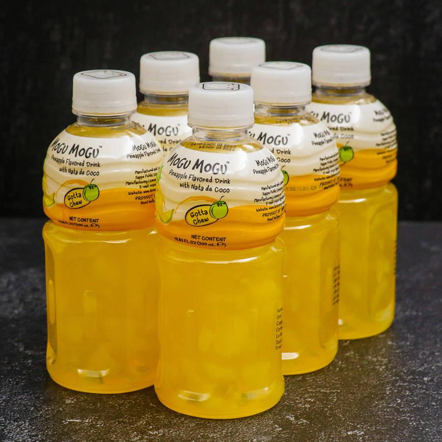 Sappé Mogu Mogu Pineapple Drink With Nata De Coco (320mlx6)