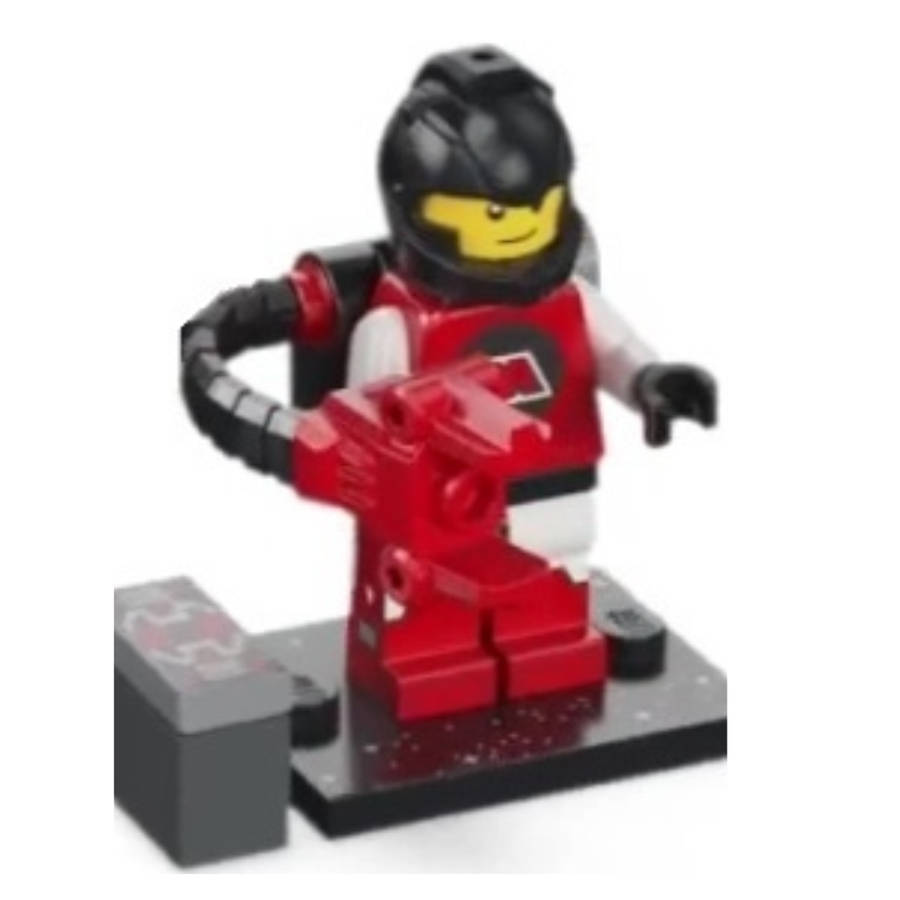 M-Tron Powerlifter Series 26 (Complete Set with Stand and Accessories) Lego minifigure