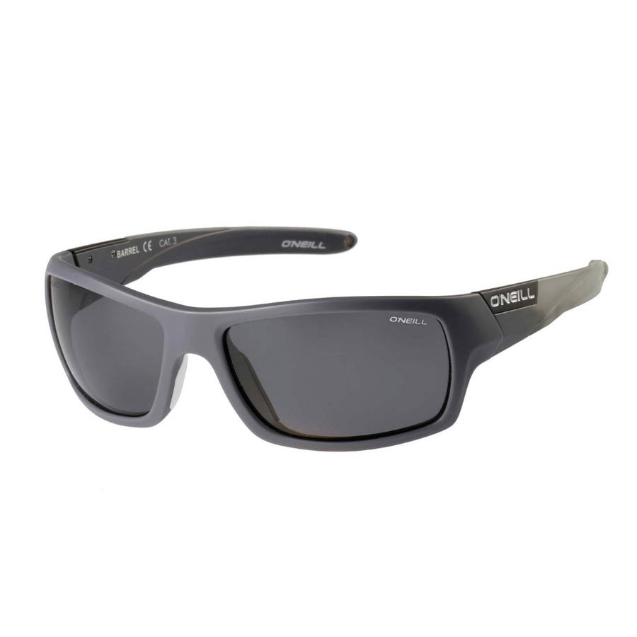 O'Neill ONS Barrel 2.0 108P Matte Grey / Smoke Polarised Lenses Sunglasses