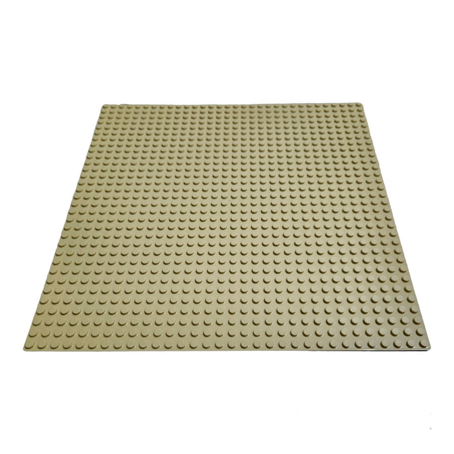 Compatible Blocks Tan Baseplate 32 x 32 Compatible with Lego