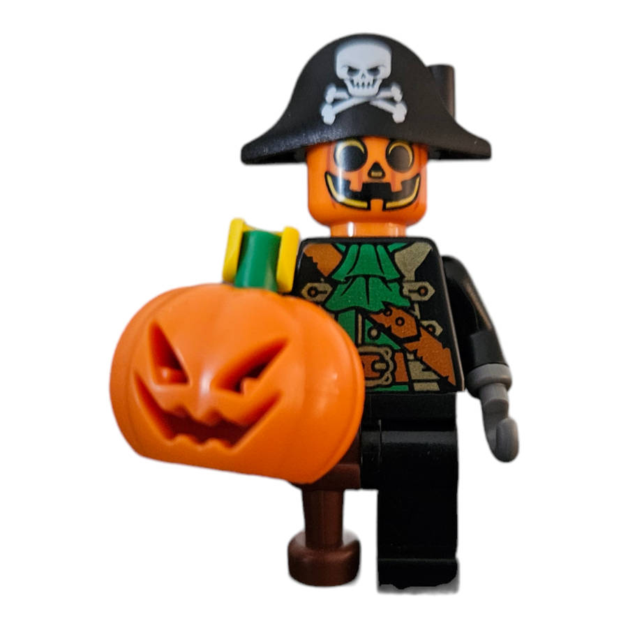Pumpkin scary pirate captain lego minifigure