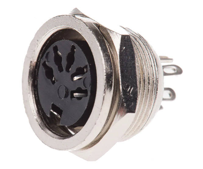 Din Socket 5 W P/Mnt 180 D Threaded 005585 000