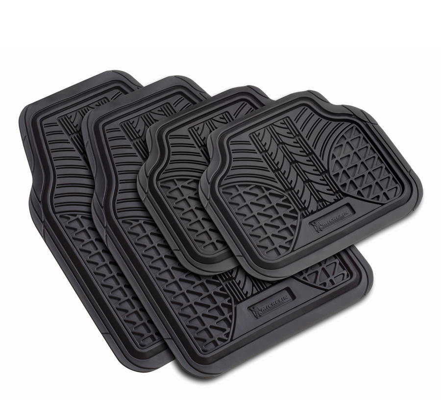 Michelin 4x4 Car Mat 4 Pc Set Heavy Duty Rubber