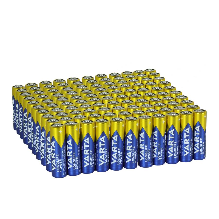 Varta Longlife Power Batteries Aaa Bulk Pack 200 Pcs