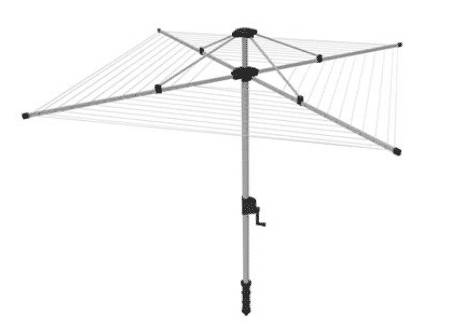Retractaline 60m Rotary Hoist With Crank