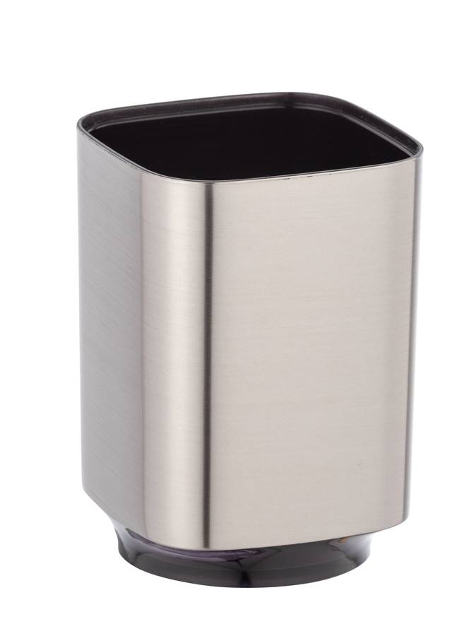 Toothbrush Tumbler Auron Range Plastic Silver