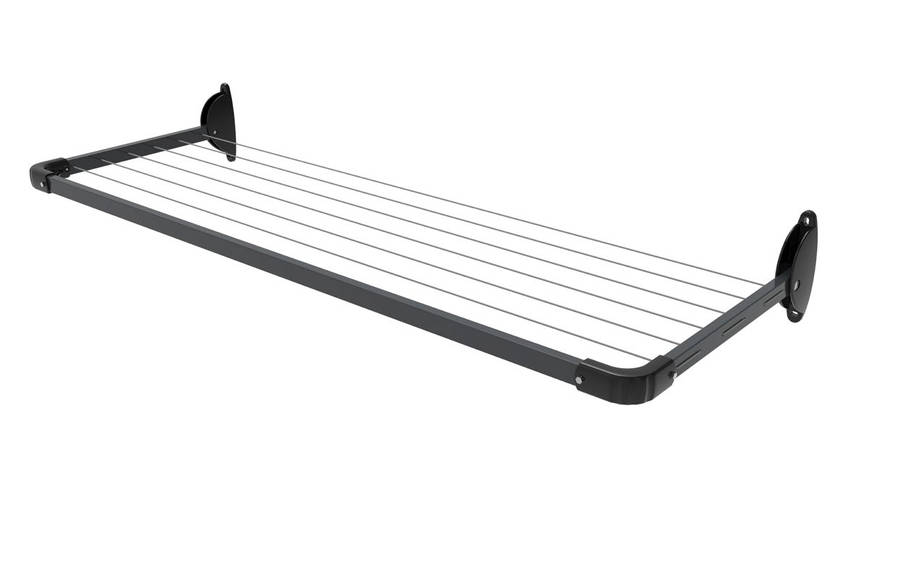 Casa 5 Line Mini Fold Down Wall Mounted Clothesline 1.5 M With 7.5 M Hanging Space