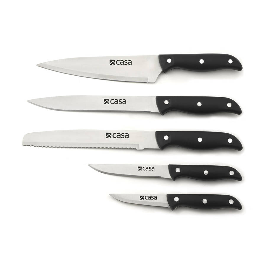 Casa 5 Pc Knife Set Verona