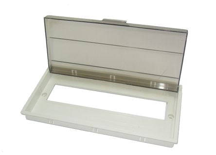 Plastic Cover + Flap For Db Board 12 Way 20 Db Add4 12 W Tf