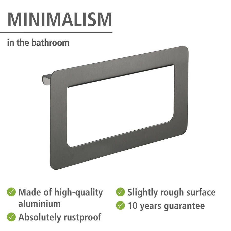 Wenko Towel Holder Ring Uno Montella Aluminium