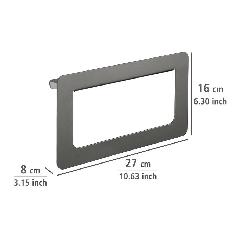 Wenko Towel Holder Ring Uno Montella Aluminium