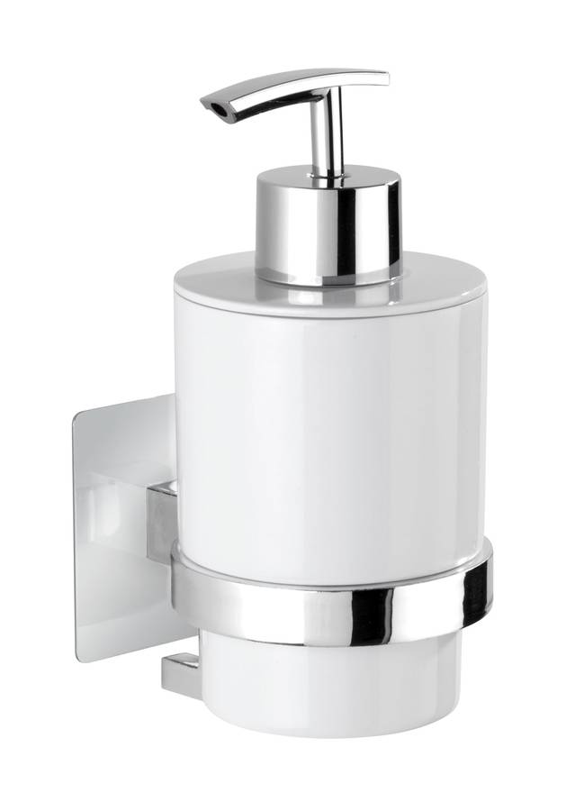 Turbo Loc Soap Dispenser Quadro Range No Drilling Required