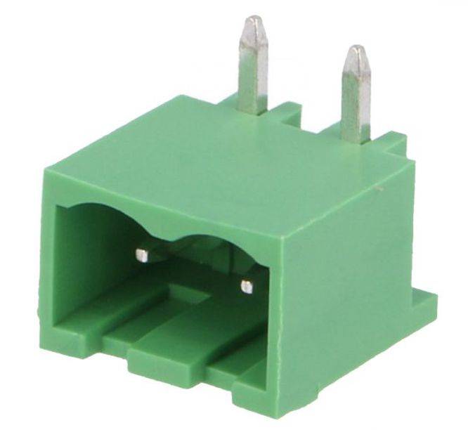 Header R/A Pcb Mnt 2 P Closed P=7.62 2 Edgrc 7.62 02 P 14 00 A(h)