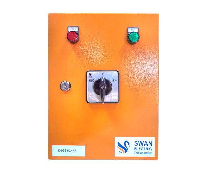 Enclosed Change Over 100 A 4 P Steel Enclosure 30 Ecs 100 A 4 P