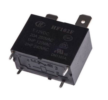 Relay Spst 25 A 12 Vdc Pcb Hf102 F/T 12 Vdc