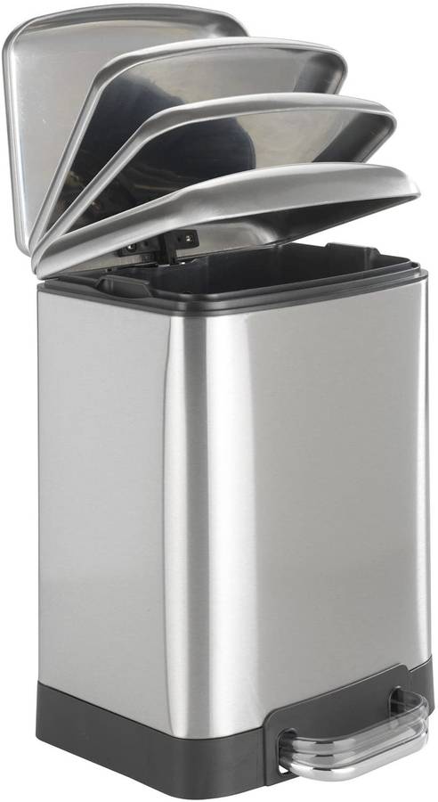 Wenko 6 L Pedal Bin Studio Stainless Steel