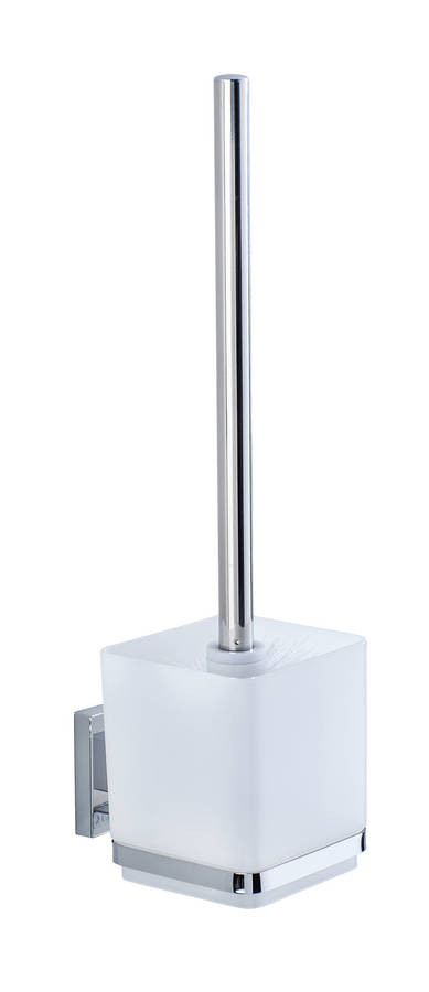 Wenko Vacuum Loc Toilet Brush Quadro Range S/Steel No Drilling
