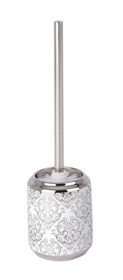 Wenko Toilet Brush Barock White Silver