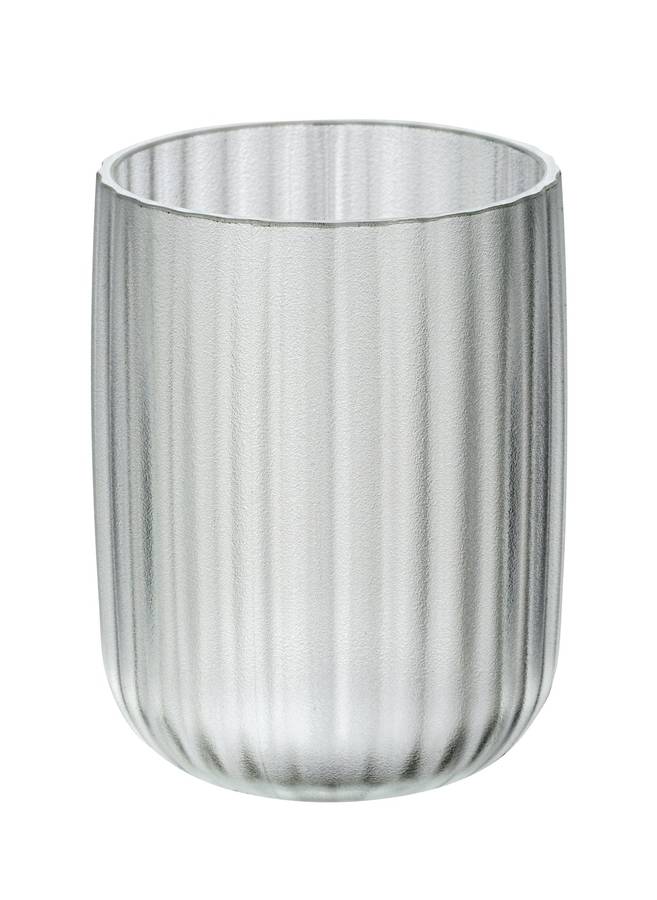 Toothbrush Tumbler Agropoli Range White Frosted Plastic