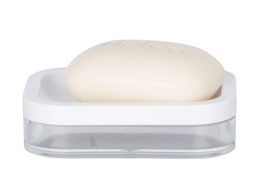 Wenko Soap Dish Oria Range White & Clear