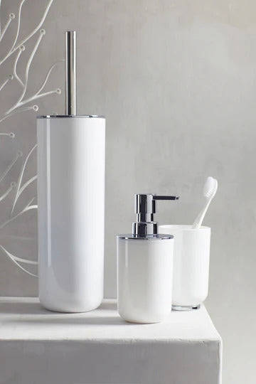 Wenko Toilet Brush Closed Posa White/Chrome