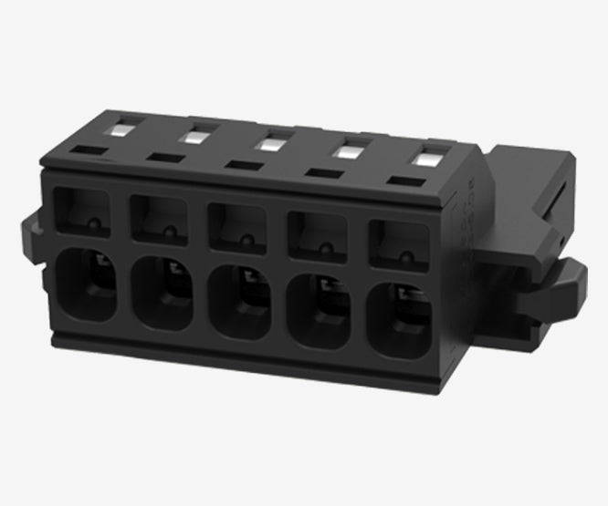 Terminal Block 5 W Plug In Press Grey 9 Edgkg 5.08 05 P 13 00 A(h)