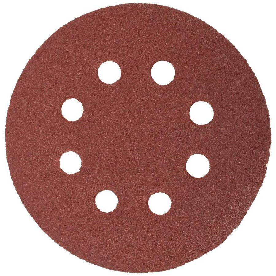 Tork Craft Sanding Disc 125 Mm 60 Grit With Holes 10/Pk Hook And Loop