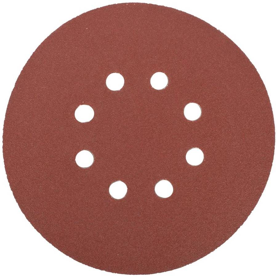 Tork Craft Sanding Disc 150 Mm 120 Grit With Holes 10/Pk Hook And Loop