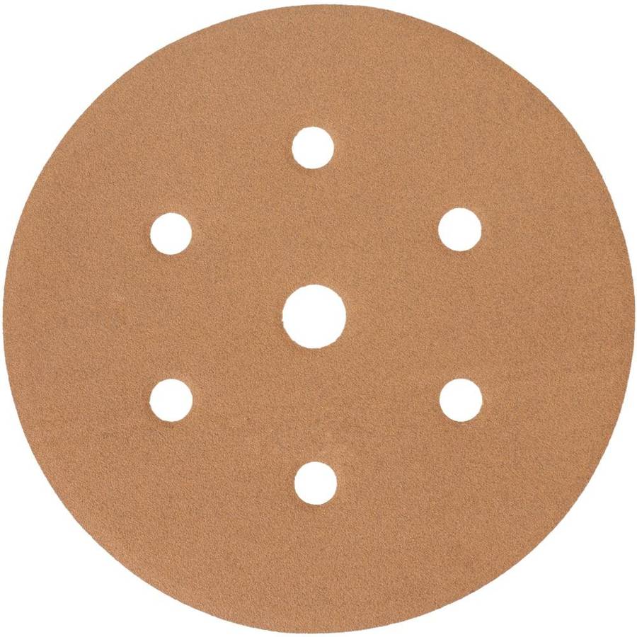Tork Craft Gold Disc (50 Pieces) 240 Grit 150 Mm X 6+1 Holes Hook And Loop