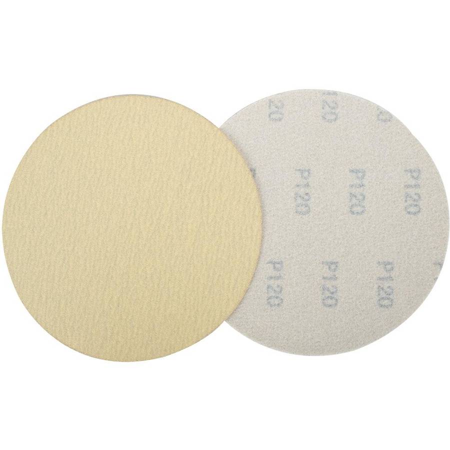 Tork Craft Gold Disc (50 Pieces) 120 Grit 150 Mm Without Hole Hook And Loop