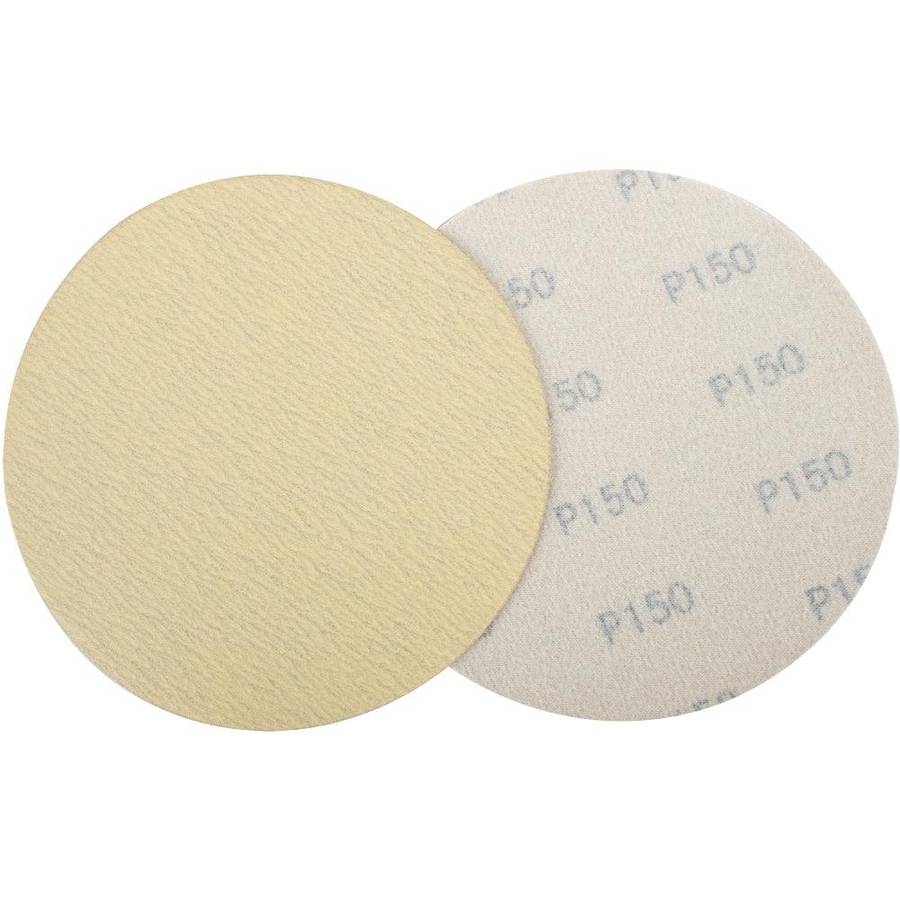 Tork Craft Gold Disc (50 Pieces) 150 Grit 150 Mm Without Hole Hook And Loop