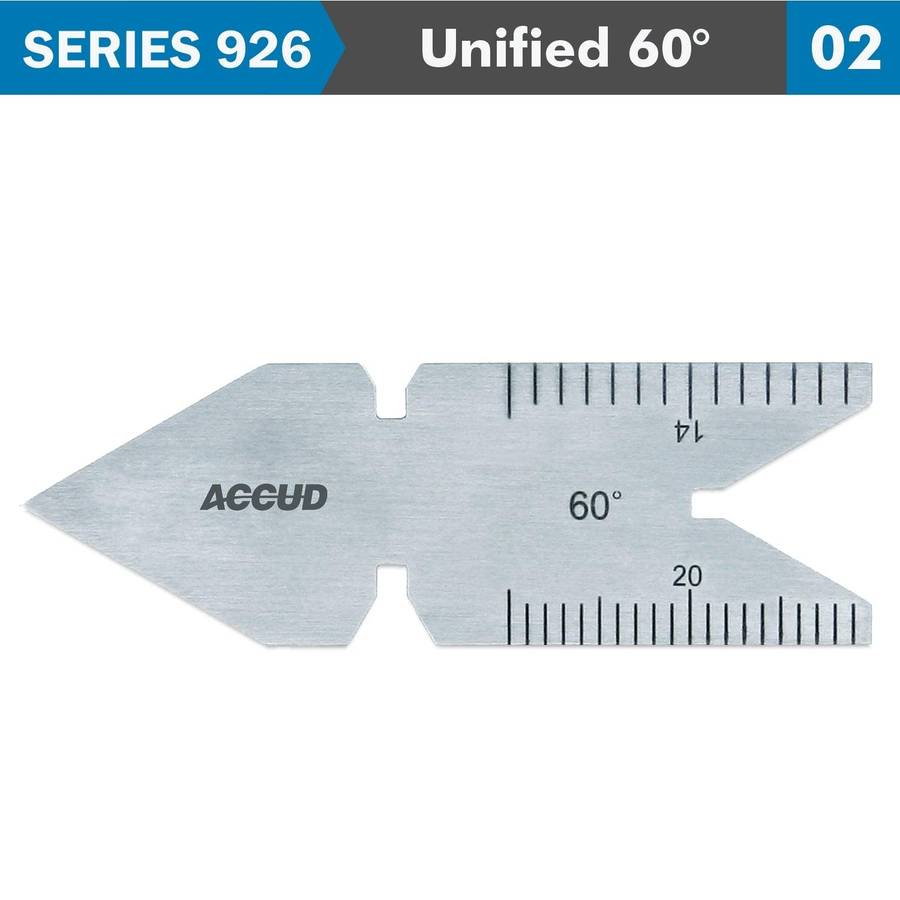 Accud Center Gauge Unified 60 Deg. 30' Acc.