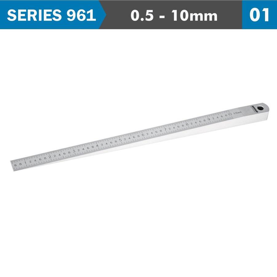 Accud Taper Gauge 0.5 10 Mm 0.05 Mm Grad. 0.05 Mm Acc. S/Steel