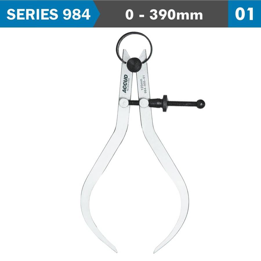 Accud Outside Spring Caliper 400 Mm Range 0 390 Mm