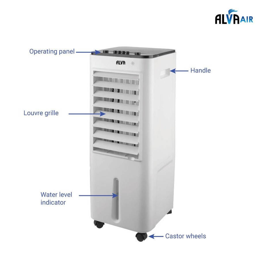 Alva 12 L Evaporative Air Cooler | Fan | Humidifier