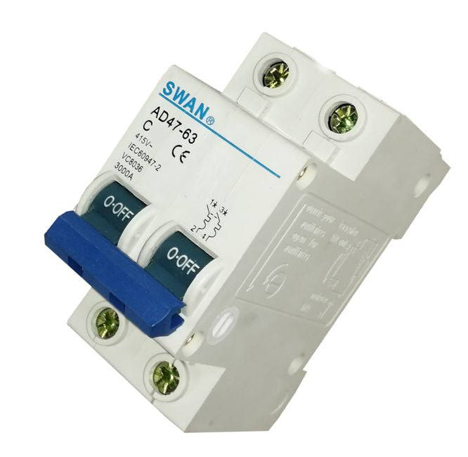 Circuit Breaker / Mcb 25 A 2 P 3 Ka C Curve Cb Ad47 3225