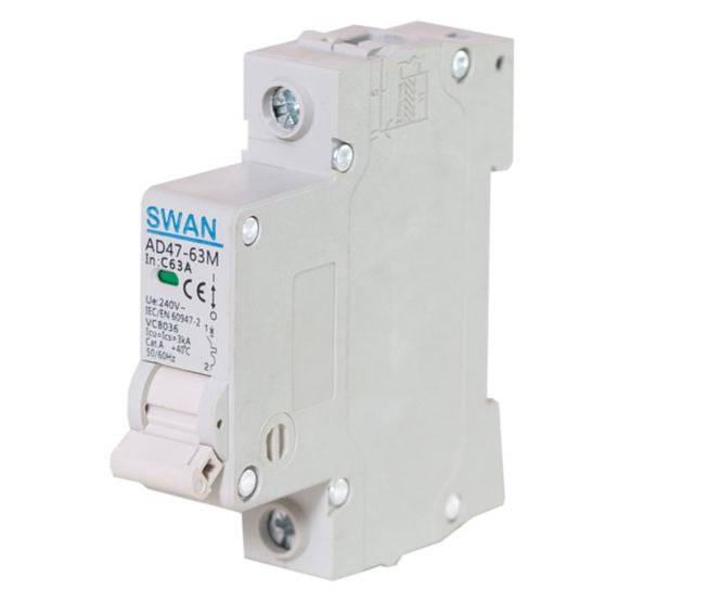 Mcb / Circuit Breaker 3 Ka C Curve 1 P 1 A Cb Ad47 M 3101