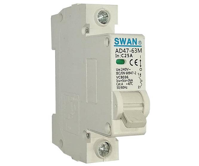 Circuit Breaker Din 2 A 1 P 3 Ka C Curve Cb Ad47 M 3102