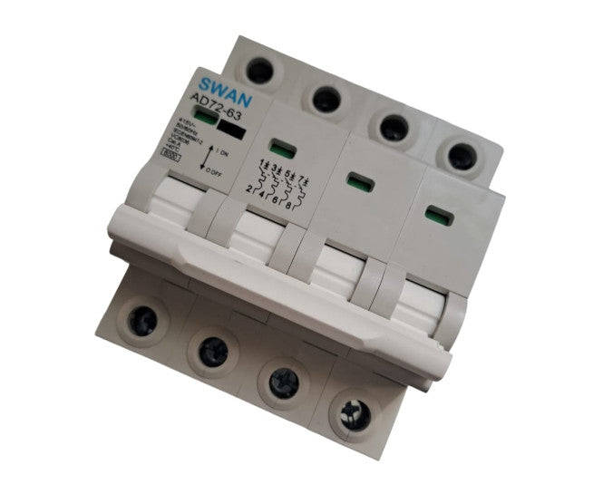 Circuit Breaker Din 63 A 4 P 6k A C Curve Ad72 63 M 6463