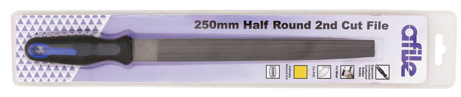 File Afile Half Round 2 Nd Cut 250 Mm P/P