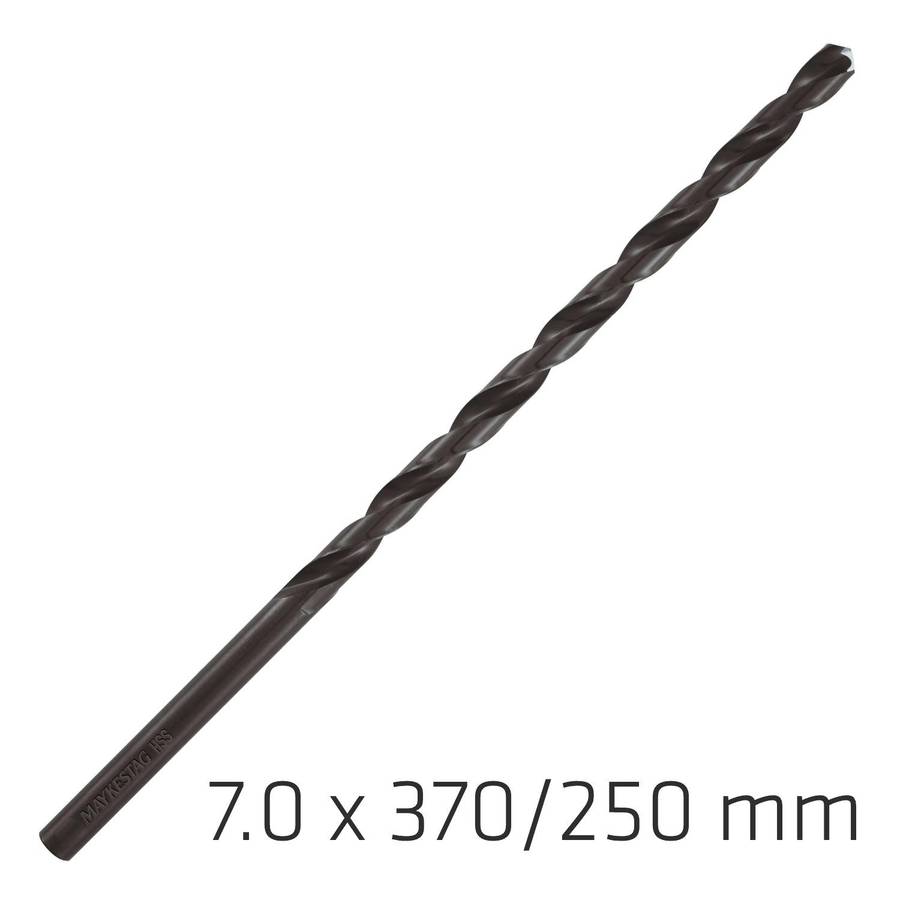 Alpen Hss Drill Bit 7 Mm 370 X250 Mm Extra Long
