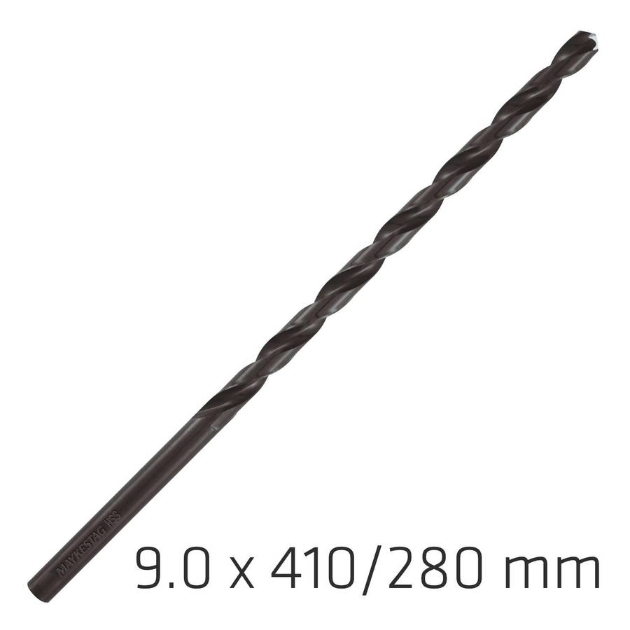 Alpen Hss Drill Bit 9 Mm 410 X280 Mm Extra Long