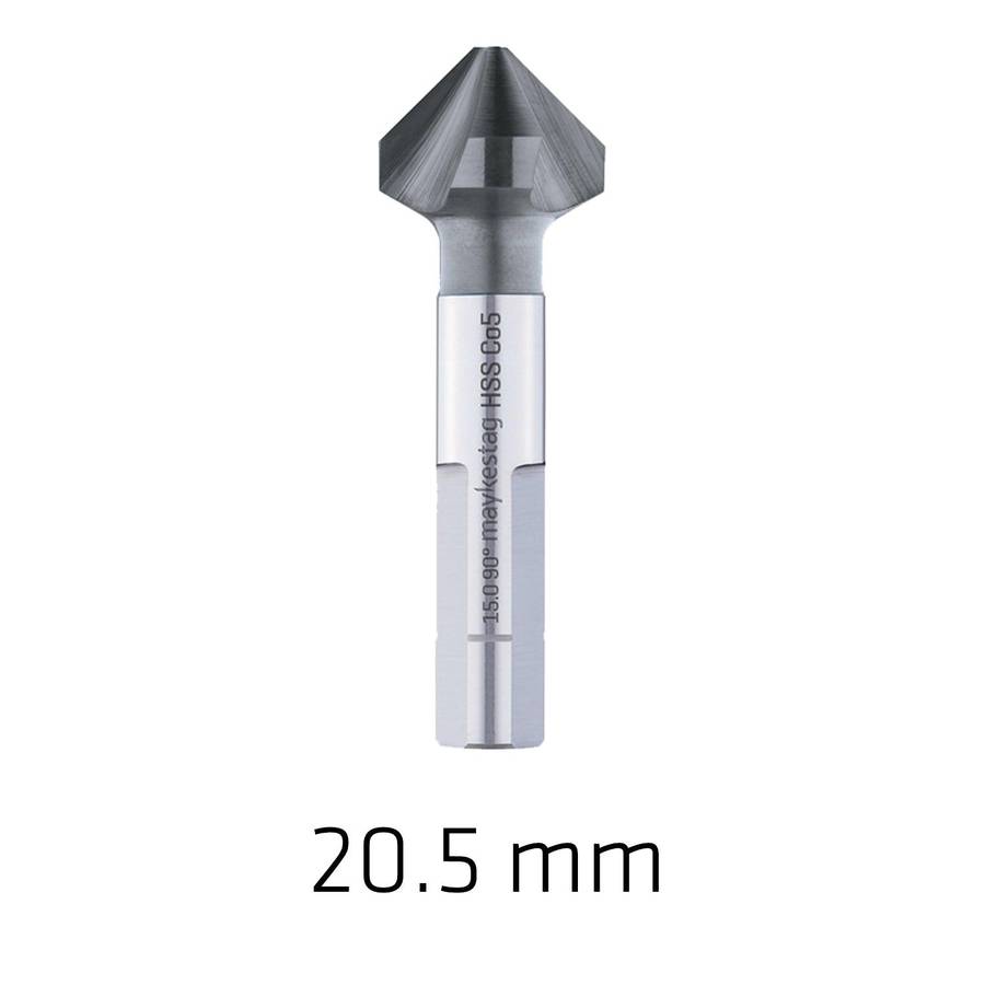 Alpen Hss Eco5 Countersink 90 20.5 Din 335 Shapec 3 Surface Shank Alunit Co