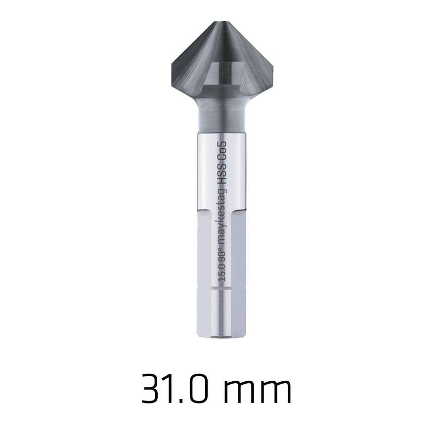 Alpen Hss Eco5 Countersink 90 31.0 Din 335 Shapec 3 Surface Shank Alunit Co