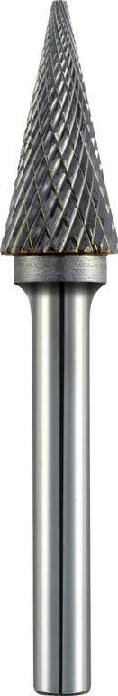Alpen Tc Rotary Burr 12 Mm Conical Pointed Nose For Hard Metals