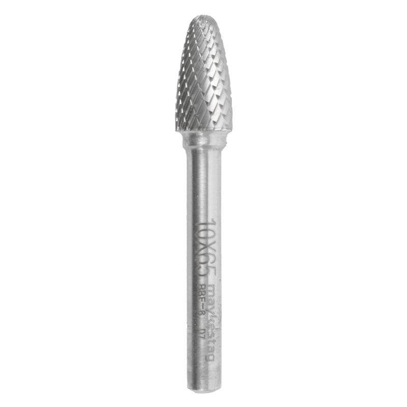 Alpen Tc Rotary Burr 10 Mm Arc Round Nose For Hard Metals