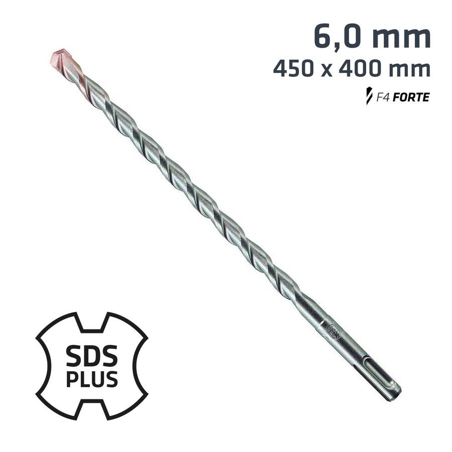 Alpen Sds Plus Drill Bit 450 X 400 6.0 Mm