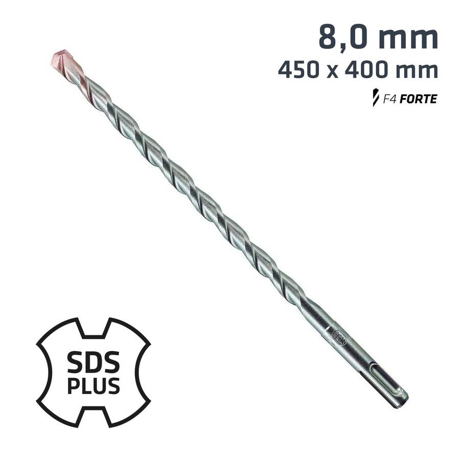 Alpen Sds Plus Drill Bit 450 X 400 8.0 Mm
