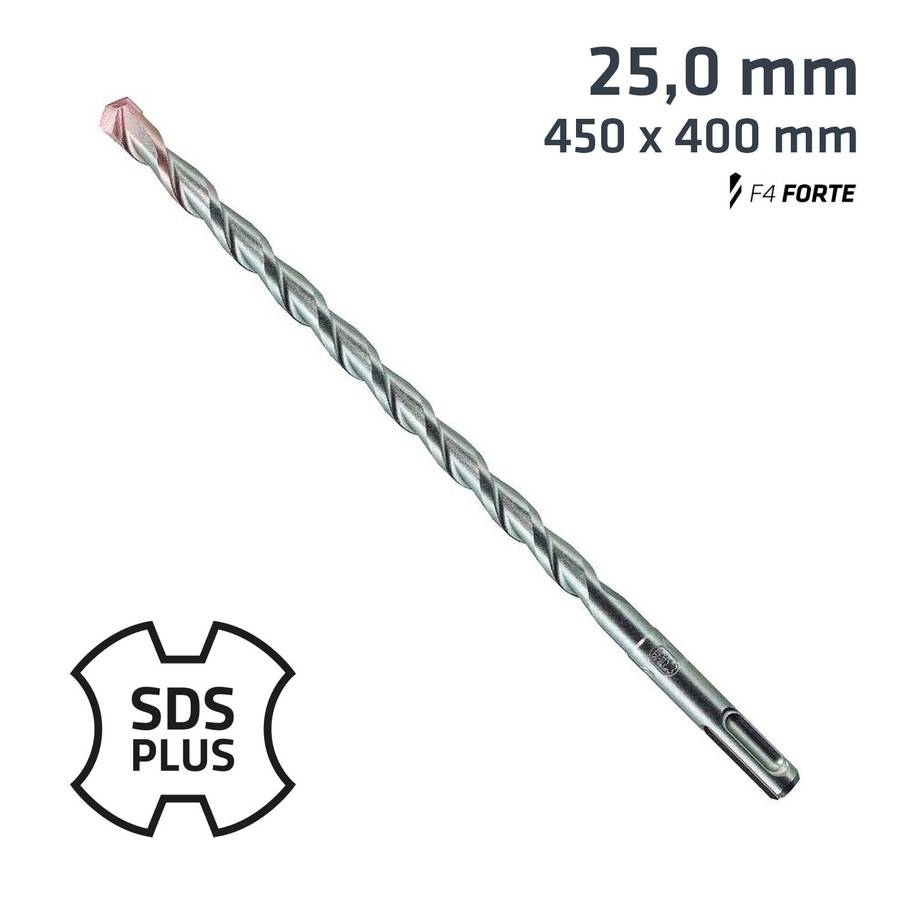 Alpen Sds Plus Drill Bit 450 X 400 25.0 Mm
